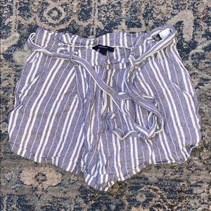 Forever 21 striped shorts